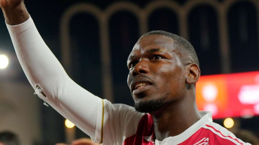 Pogba em sua volta aos gramados