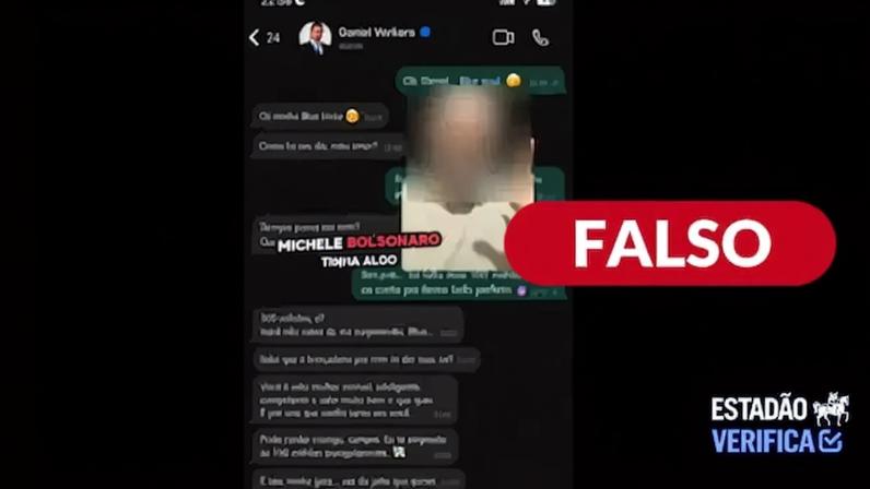 Michelle Bolsonaro sofre ataque de gênero com montagens que sugerem affair com Vorcaro