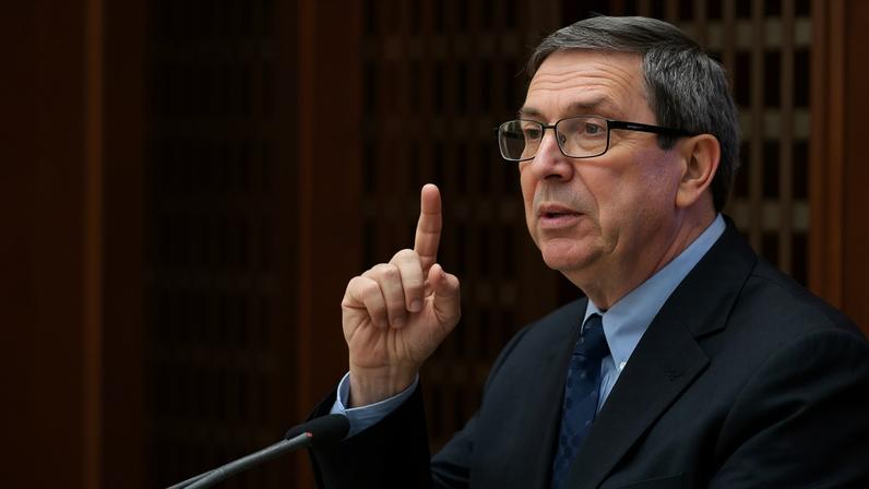 O ministro das Relações Exteriores de Cuba, Bruno Rodríguez