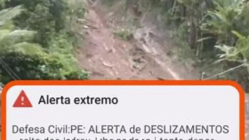 Olinda deslizamentos.
