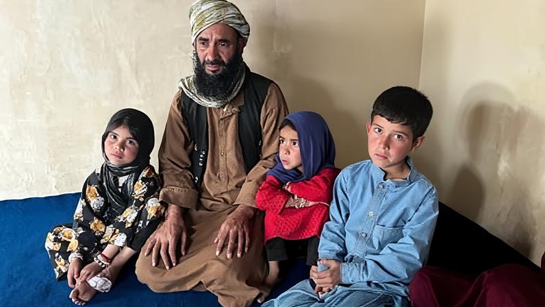 Abdul Rashid Azimi says he is prepared to sell one of his daughters to feed the others