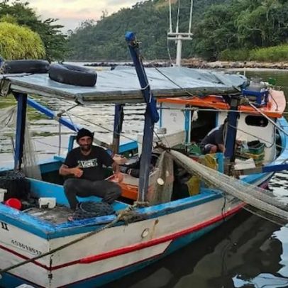 Jovem desaparecida passeio de moto aquática, pescador afirma não aguentar no mar