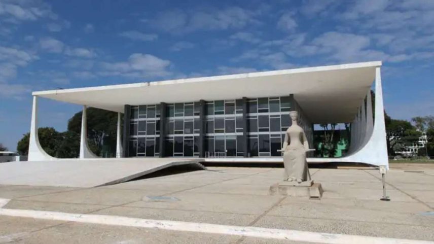 Palácio do Supremo Tribunal Federal na Praça dos Três poderes em Brasília