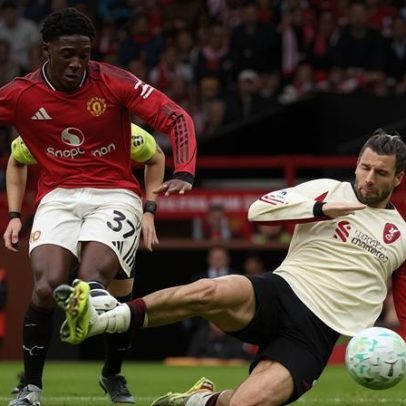 Manchester United avança à Champions League; Mainoo encerra reação do Liverpool