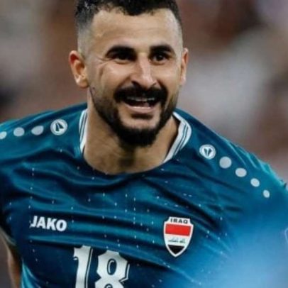 Ayman Hussein, artilheiro do Iraque, em destaque na Copa