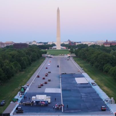 Administração Trump é processada por mudanças no Lincoln Memorial Reflecting Pool