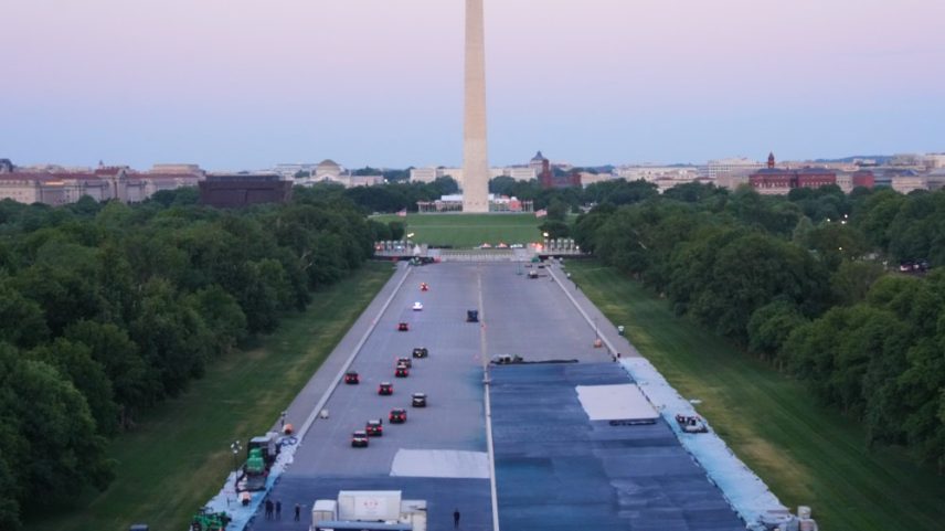 Administração Trump é processada por mudanças no Lincoln Memorial Reflecting Pool