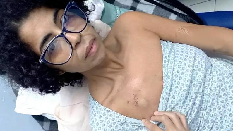 Michelle movida pela fé: luta contra o câncer de estômago