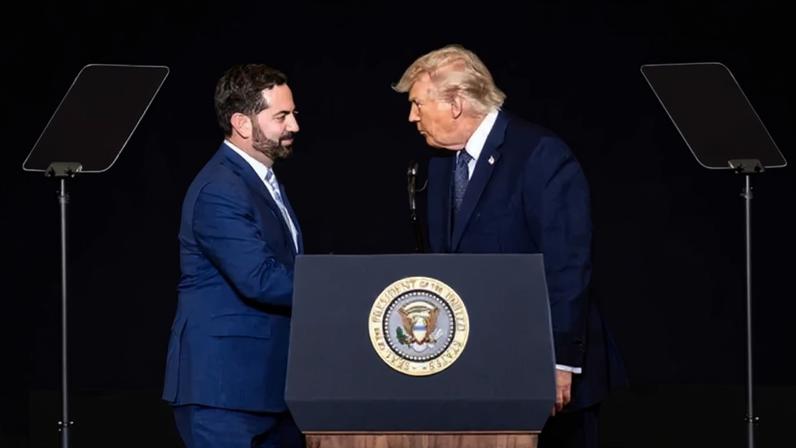President Trump appeared at his first rally in New York since his 2024 election to campaign for Representative Mike Lawler.