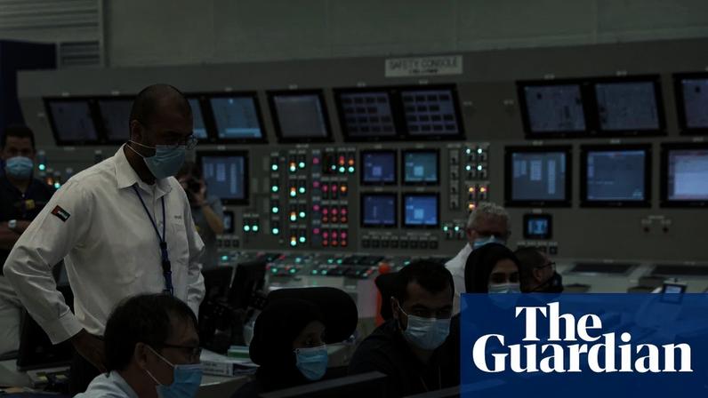 Staff working at the Barakah nuclear power plant in 2020. Reactor no 3 lost off-site power for about 24 hours after the attack.