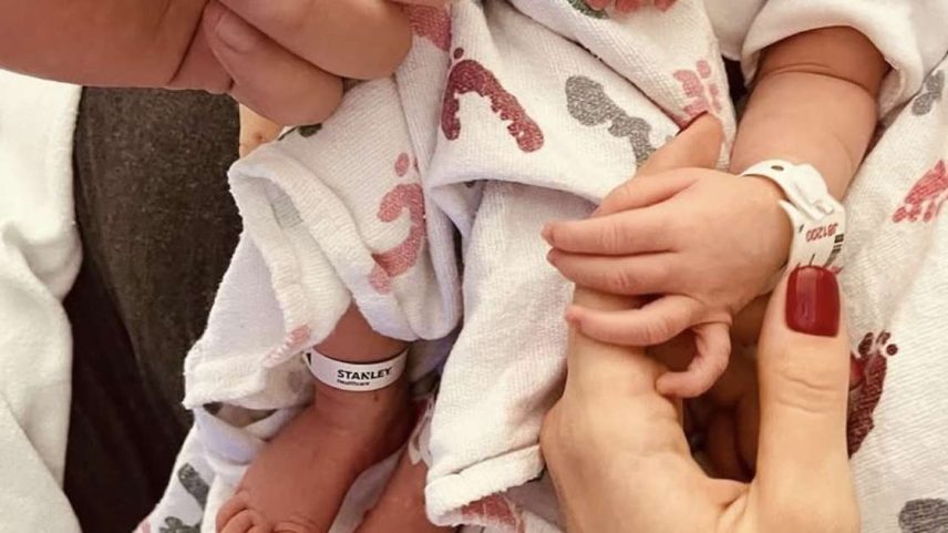 Luka Doncic em postagem com a filha