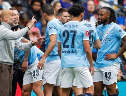 Semenyo decide vitória em Wembley no possível último momento de Guardiola