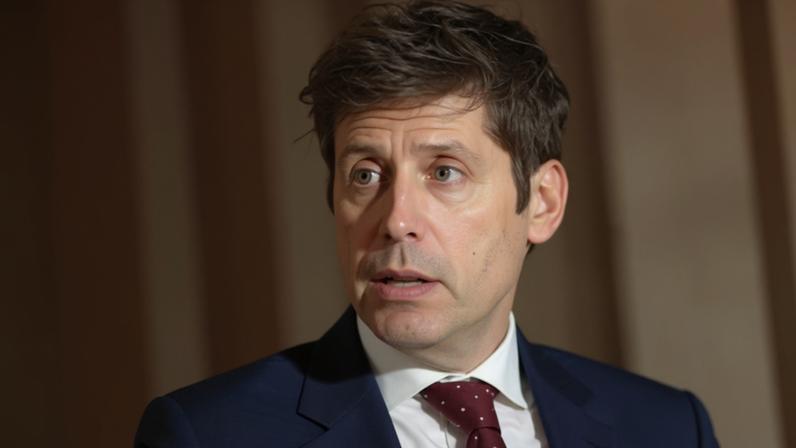 AFP via Getty Images A composite image of Elon Musk on the left and Sam Altman on the right.