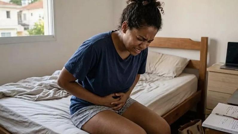 Dor menstrual forte / Imagem: SaúdeLab