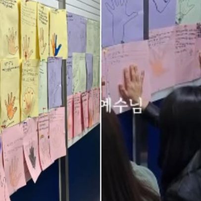 Escola cria mural de oração e alunos intercedem por colegas