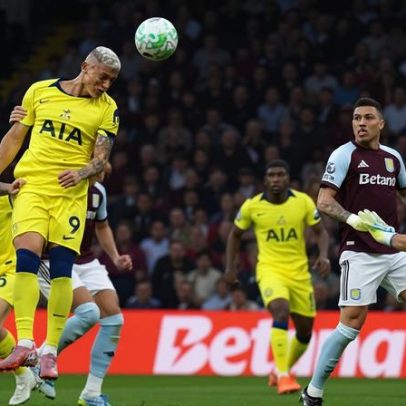 Richarlison faz Tottenham vencer o Aston Villa e afasta da zona de rebaixamento
