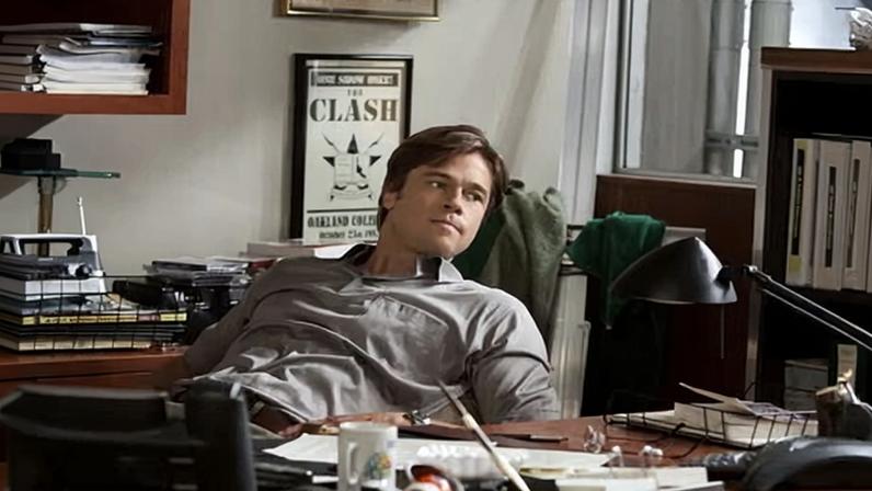 Brad Pitt in Moneyball.