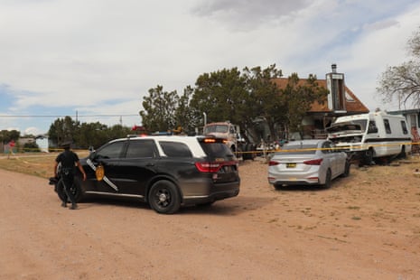 New Mexico state police respond to home in Mountainair, where authorities say several people died on 20 May 2026.