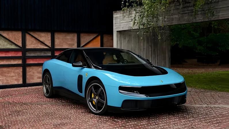 The Ferrari Luce, the Italian carmaker’s first fully electric vehicle, was unveiled on Monday.
