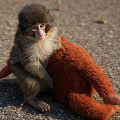 Macaco Punch, viral por rejeição materna, tem recinto invadido no Japão