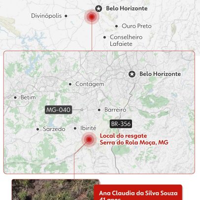 Mulher resgatada na Serra do Rola-Moça aguardou 24h por socorro