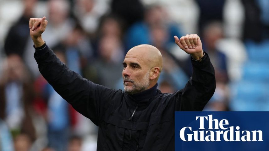 Pep Guardiola at the press conference after Manchester City beat Brentford.