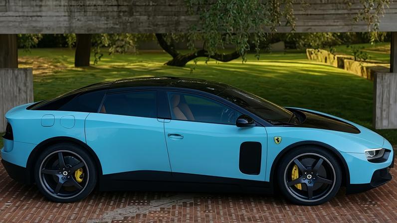 Ações da Ferrari caem após lançamento do primeiro EV com design de Jony Ive