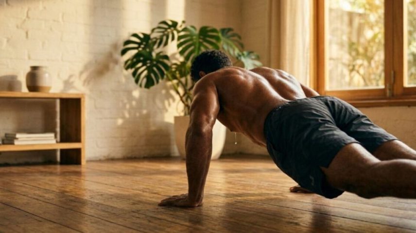 Treino em casa rende ganhos de massa apenas com carga progressiva e esforço real