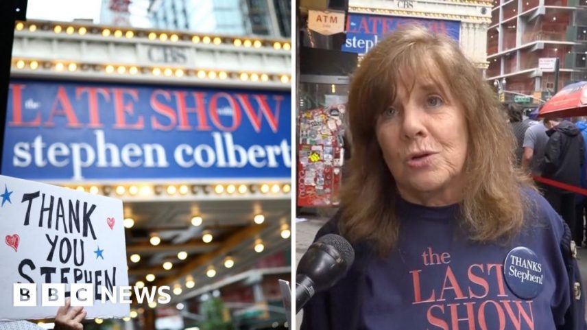 Fãs reagem ao último programa de Stephen Colbert