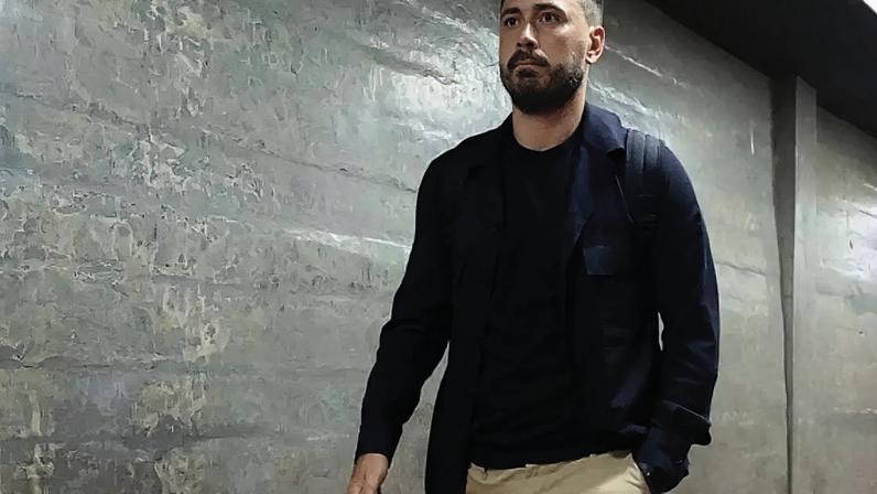 Davide Ancelotti ao lado do pai em treino da Seleção Brasileira –