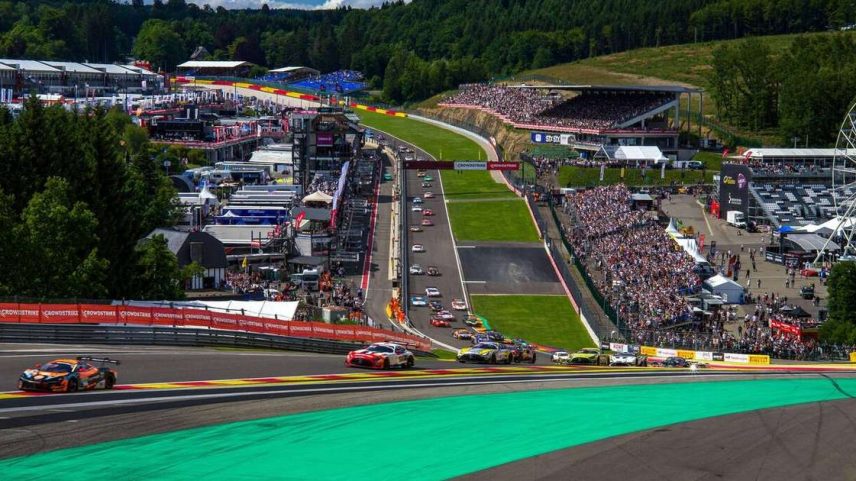 Largada das 24 Horas de Spa de 2025
