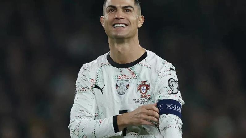 Cristiano Ronaldo em jogo de Portugal contra Irlanda 13 de novembro de 2025 REUTERS/Clodagh Kilcoyne