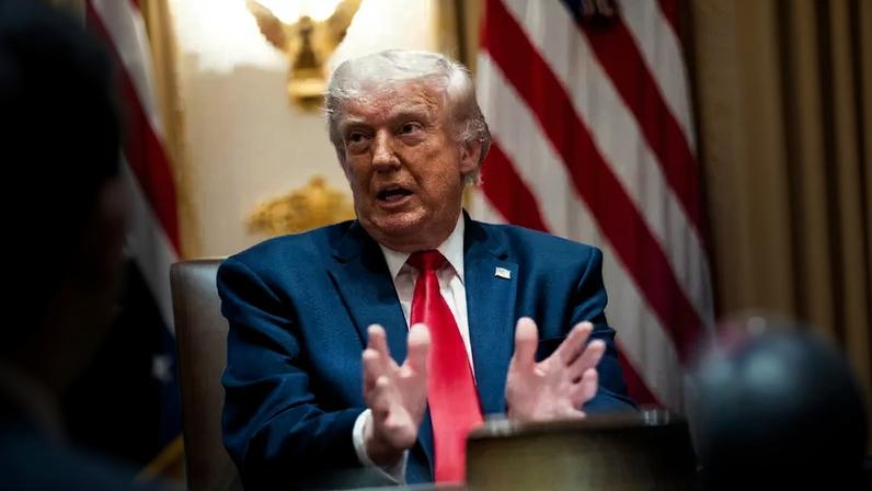 “I don’t care about the midterms,” President Trump said at a cabinet meeting on Wednesday.