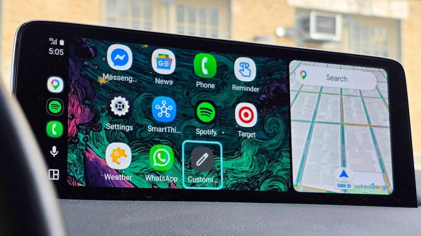 Android Auto Apps, Google Maps, Messages