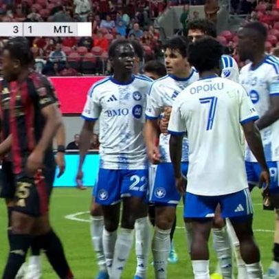 Atlanta United vence CF Montréal 3-1 com cartão vermelho a Brayan Vera