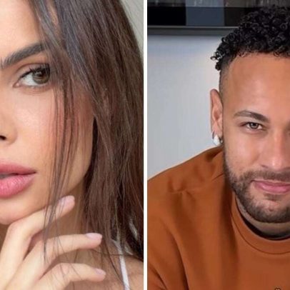 Amanda Kimberlly mostra filha com Neymar e revela presente
