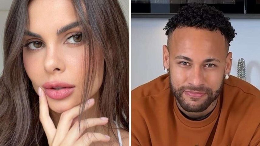 Amanda Kimberlly mostra filha com Neymar e revela presente