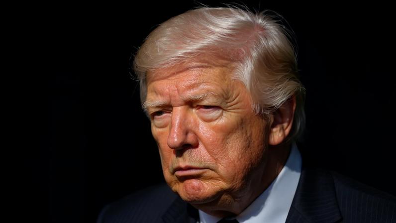O presidente Donald Trump ao sair da Casa Branca rumo a Pequim, na terça-feira, 12 de maio de 2026