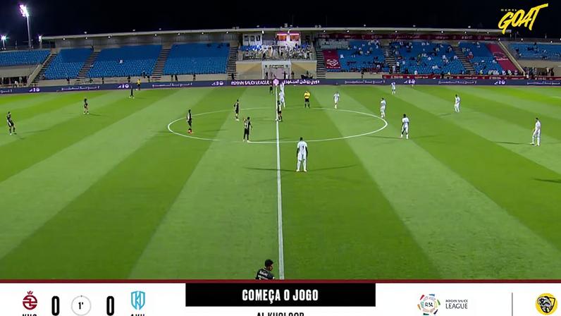 Al Kholood e Al Akhdoud empatam no início da partida