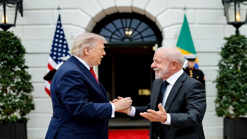 07.05.2026 - Presidente da República, Luiz Inácio Lula da Silva, durante Encontro com o Presidente dos Estados Unidos, Donald Trump.  Casa Branca, Washington, D.C. Fotos: Ricardo Stuckert / PR