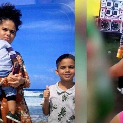 Pai faz apelo ao se despedir de filhos deixados pela mãe para festa