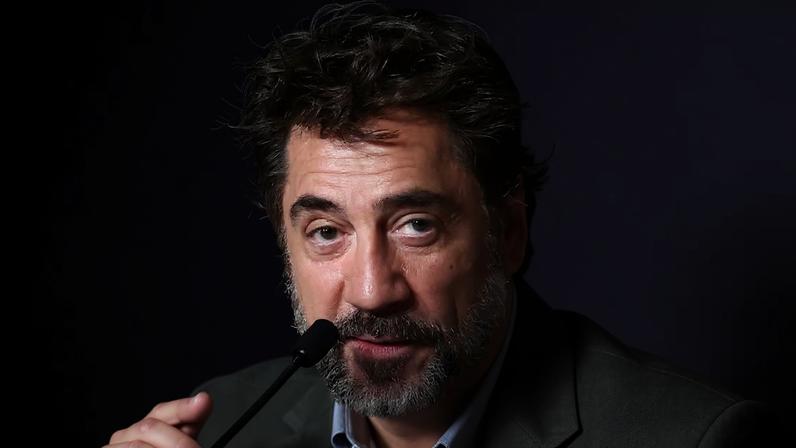 Javier Bardem durante coletiva de imprensa no festival de Cannes neste domingo, 17 de maio de 2026.