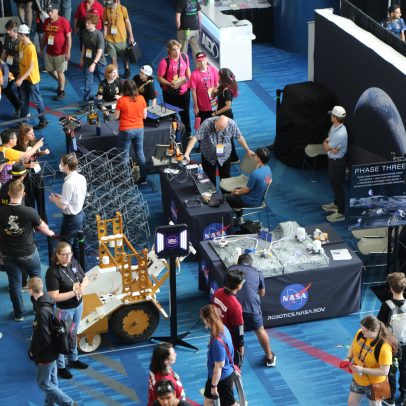 Robôs lunares: NASA destaca base lunar na FIRST Robotics de 2026