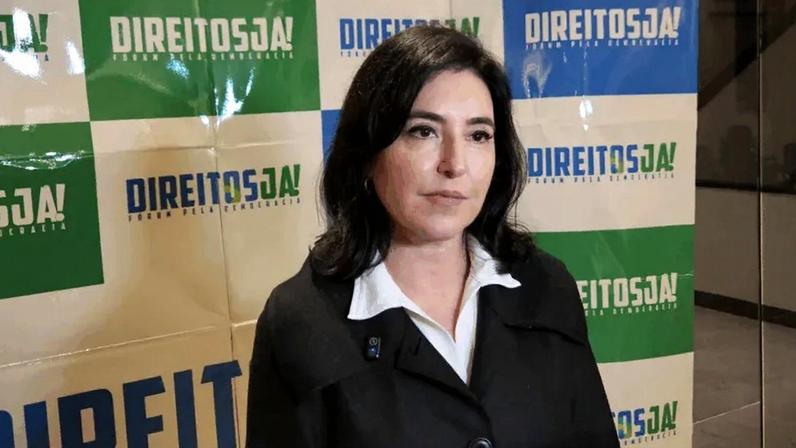 Simone Tebet (na foto) participou de uma roda de conversa no evento Direitos Já! Fórum pela Democracia, em São Paulo