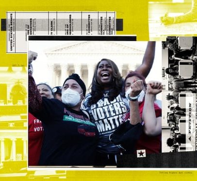 Isso não é democracia: ativistas veem leis rápidas que afetam eleitores negros