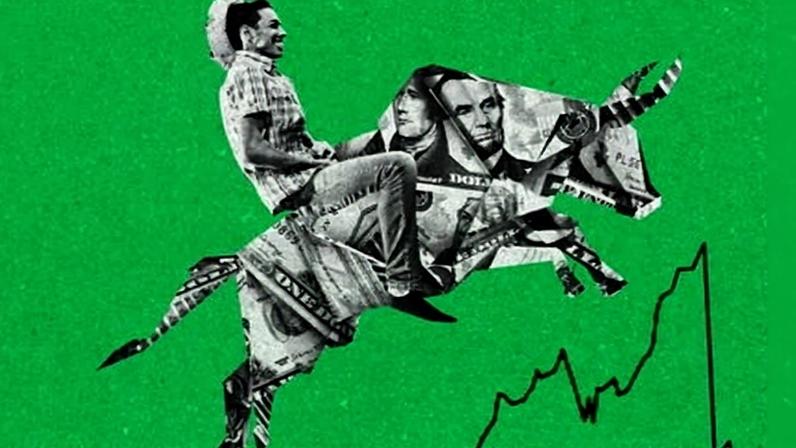 ‘Nearly 30% of the generation born between 1997 and 2012 started putting money into markets in early adulthood.’ Composite: Rita Liu/The Guardian/Getty Images