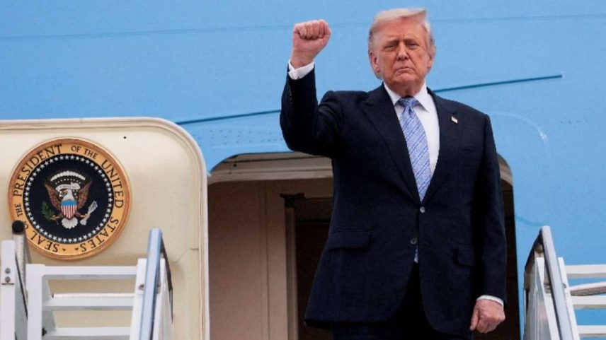 Presidente dos EUA, Donald Trump, em Pequim 15 de maio de 2026 REUTERS/Evan Vucci