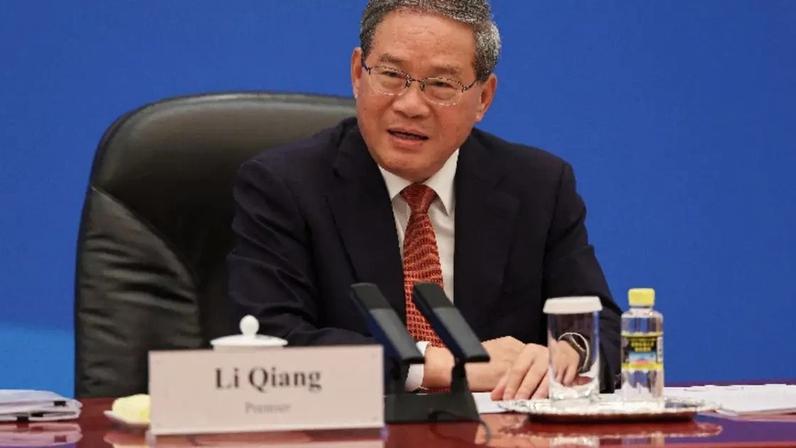 Primeiro-ministro chinês Li Qiang em Pequim 14 de maio de 2026 REUTERS/Go Nakamura