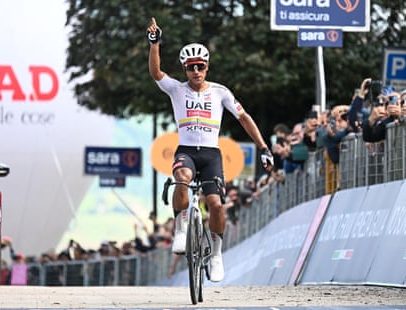 Narváez vence segunda etapa do Giro d'Italia 2026 após fuga