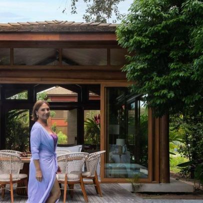 Refúgio de Heloísa Périssé em Mata de São João tem 365 m², 5 suítes